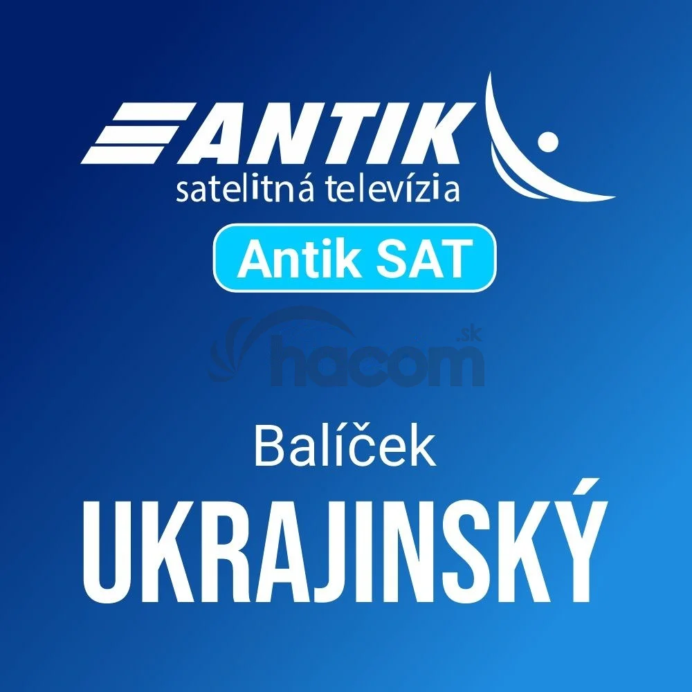 Antik SAT Ukrajinský balík - predplatné na 12 mesiacov