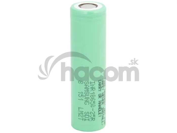 Bateria 18650 Li-ion 3,7V 2500mAh Samsung INR18650-25R