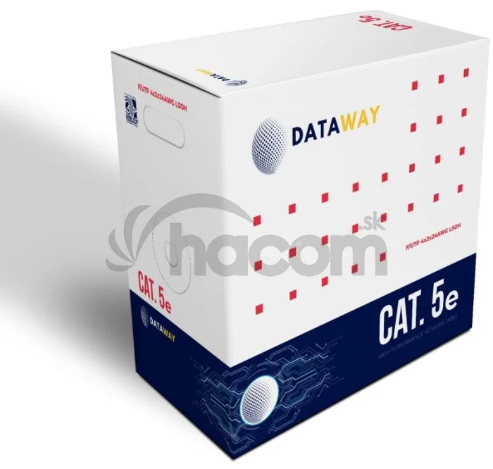 DATAWAY kábel CAT5E, FTP, LSOH, Dca fialový