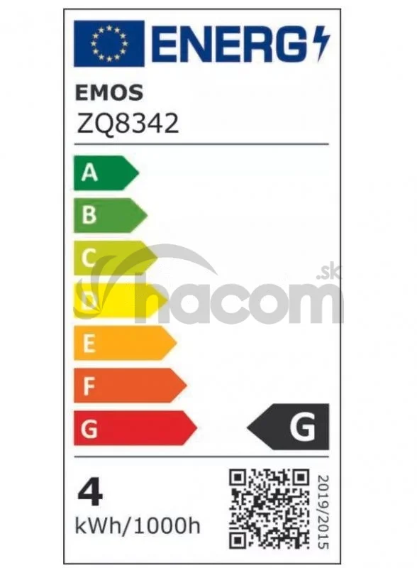 Emos LED žiarovka GU10 4.5W studená biela A+ 1525730100