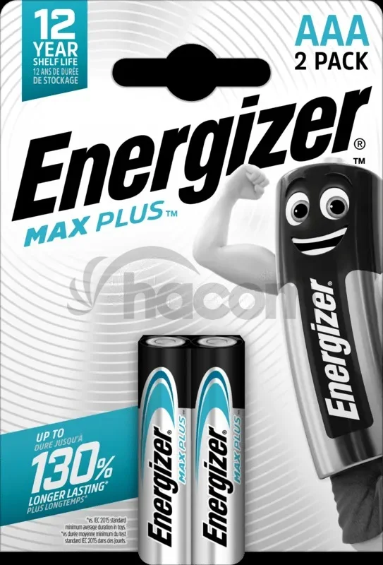 Energizer Max Plus AAA alkalické batérie 2ks E303320500