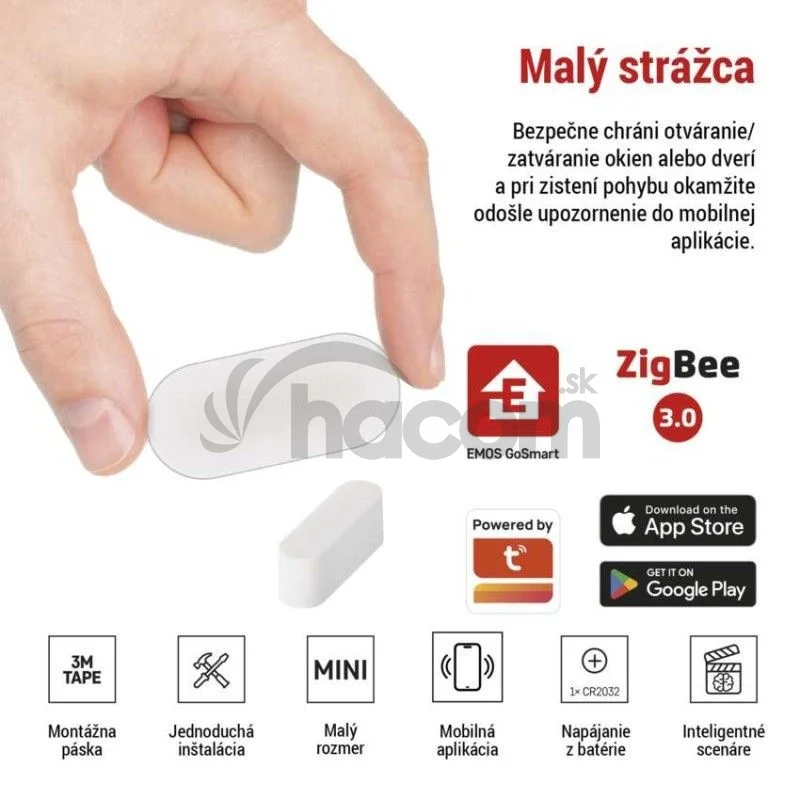GoSmart bezdrôtový snímač dverí IP-2011Z, ZigBee H5021