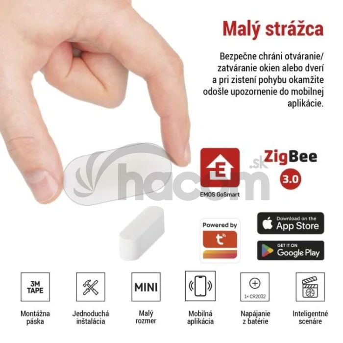 GoSmart bezdrôtový snímač dverí IP-2011Z, ZigBee H5021