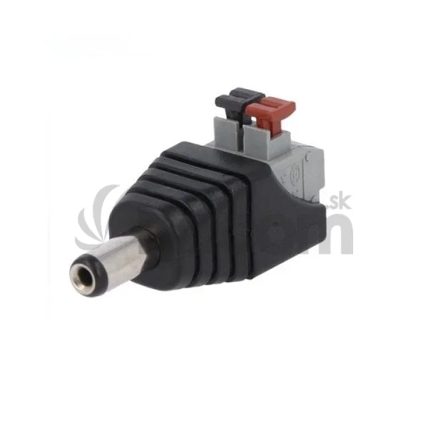 Konektor DC 2,1mm svorka s poružinou