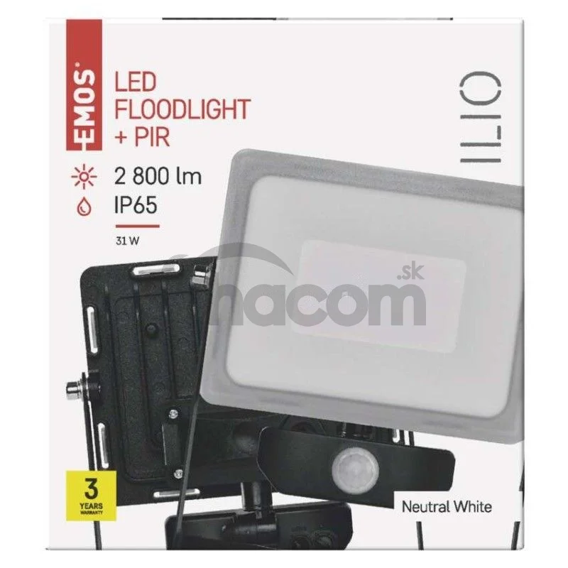 LED reflektor ILIO s pohybovým čidlom, 31W ZS2930