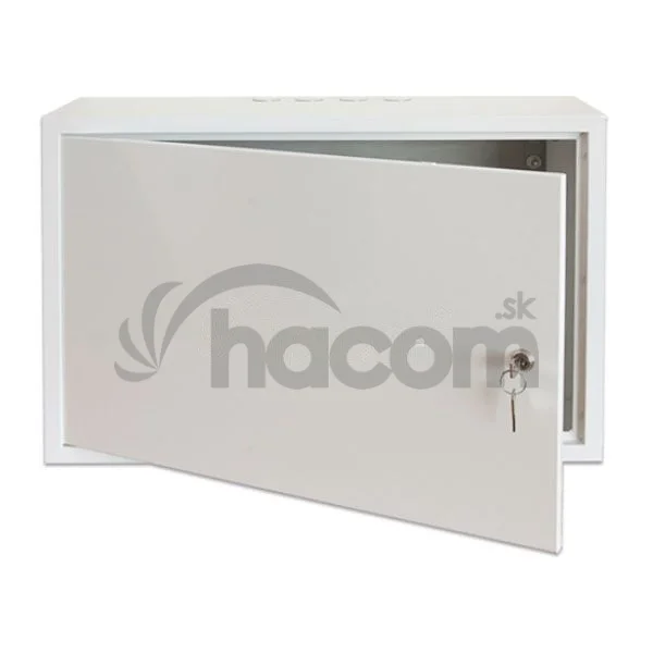 Skriňa so zámkom 520x400x180mm s ventiláciou a montážnou platňou