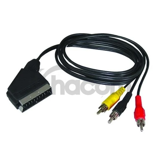 Solight SCART kábel3x CINCH konektor,1m