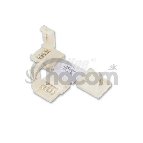 T konektor pre RGB LED pásik 10mm - 4pin