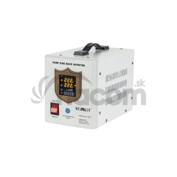 Záložný zdroj PROsinus KEMOT 500W 230V/12V ,biely ,bez batérie URZ3405