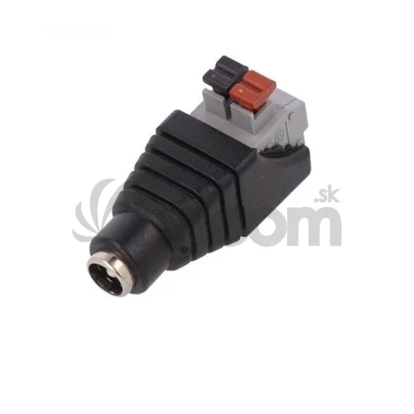 Zdierka DC 2,1mm svorka s pružinou