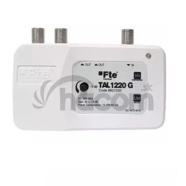 Zosilnovač FTE 1xvstup/2xvýstup 22db