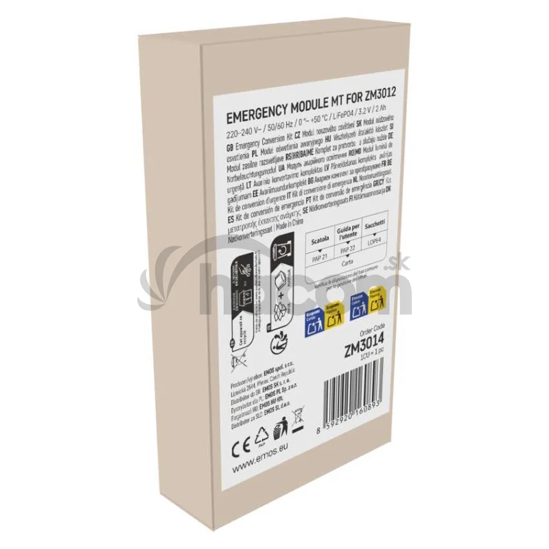 Modul núdzového osvetlenia pre ZM3012 FLERI, 1 W/3 h