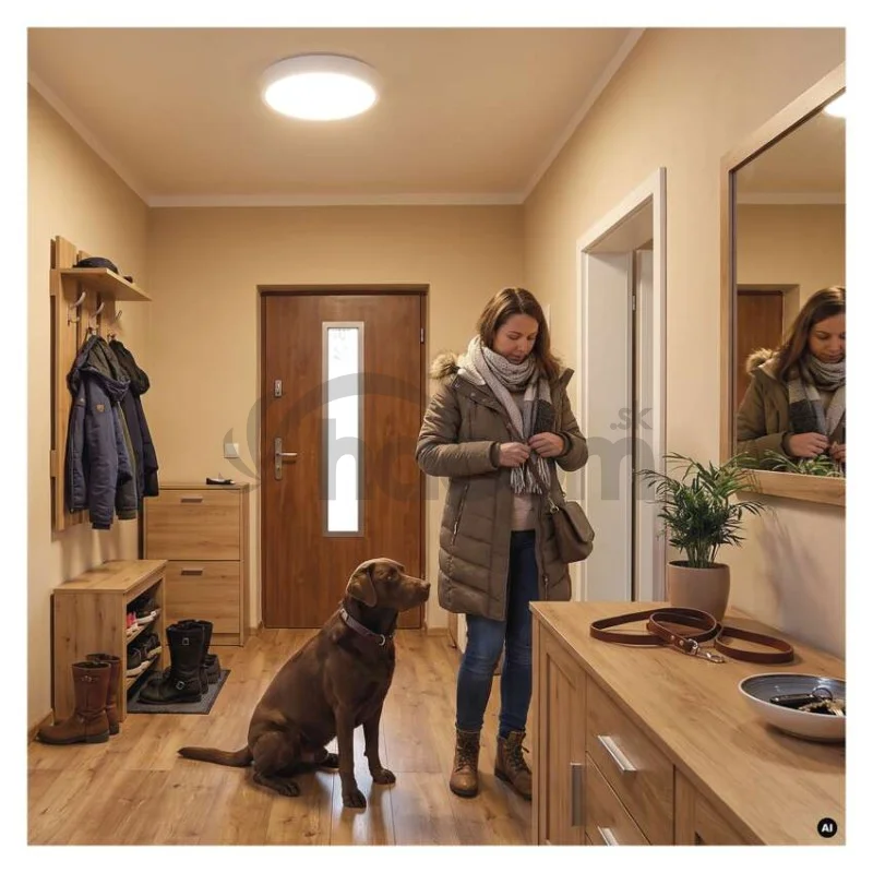 LED prisadené svietidlo FLERI, kruhové 20W, so zmenou CCT