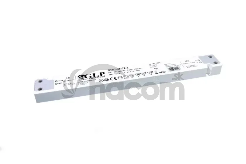 Zdroj GTPC 12V/3,75A ,45W GTPC-45-12
