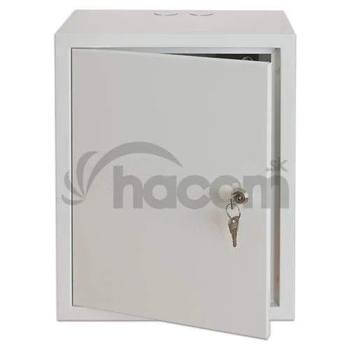 Skriňa so zámkom 500x500x200mm s ventiláciou a montážnou platňou