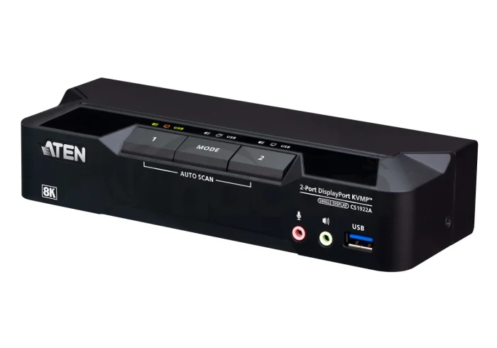 ATEN 2-Port USB 3.0 8K DisplayPort KVMP™ Switch