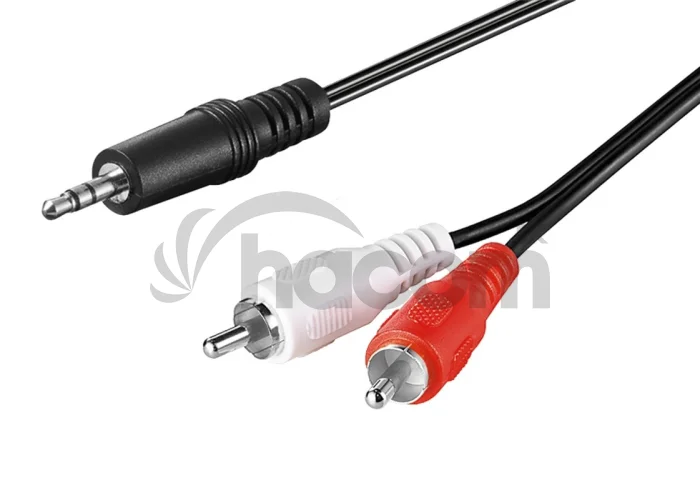 PremiumCord Kábel Jack 2.5mm-2x CINCH M/M 2m