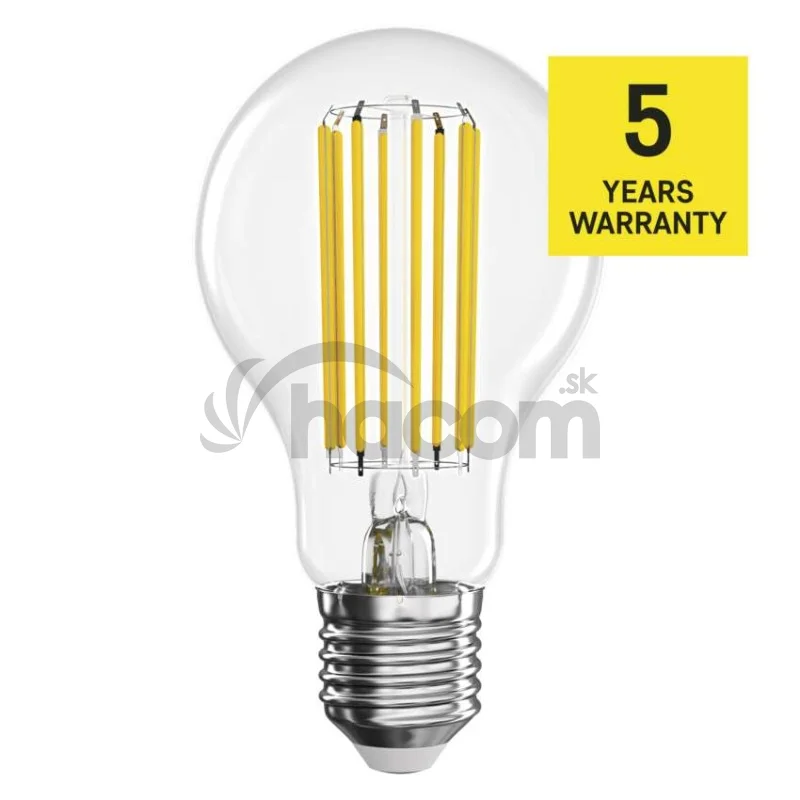 LED žiarovka Filament A70 / E27 / 11.6 W (150 W) / 2 452 lm / teplá biela / A CLASS