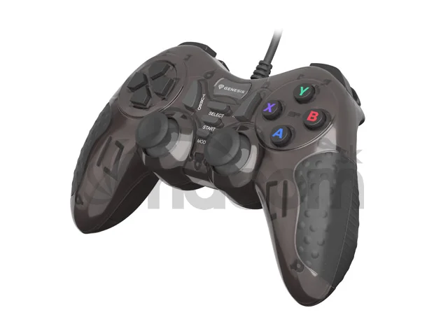 Drôtový gamepad Genesis MANGAN 200, pre PC, vibrácie, čierny