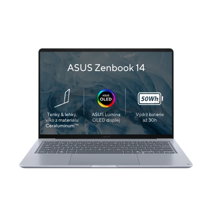 ASUS Zenbook 14/UX3480QA-OLED1057W/SD-X1-26-100/14"/WUXGA/8GB/512GB/Adreno/W11H/Blue/2R