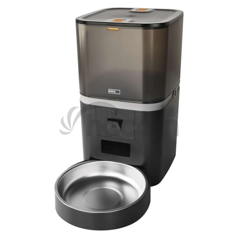 GoSmart dávkovač krmiva Pet Care s kamerou, 6 l, čierny, Wi-Fi
