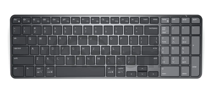 Dell bezdrôtová klávesnica dobíjacia KB746 GER