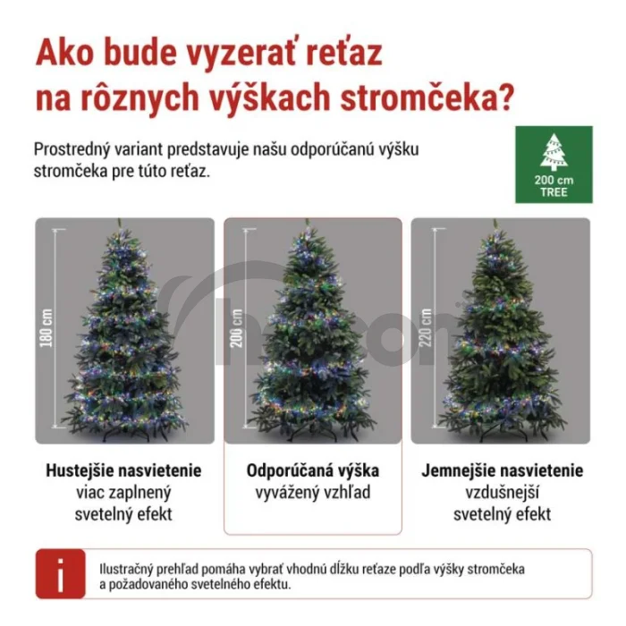 LED nano reťaz na cievke, strieborný, 19,2 m, multicolor, časovač