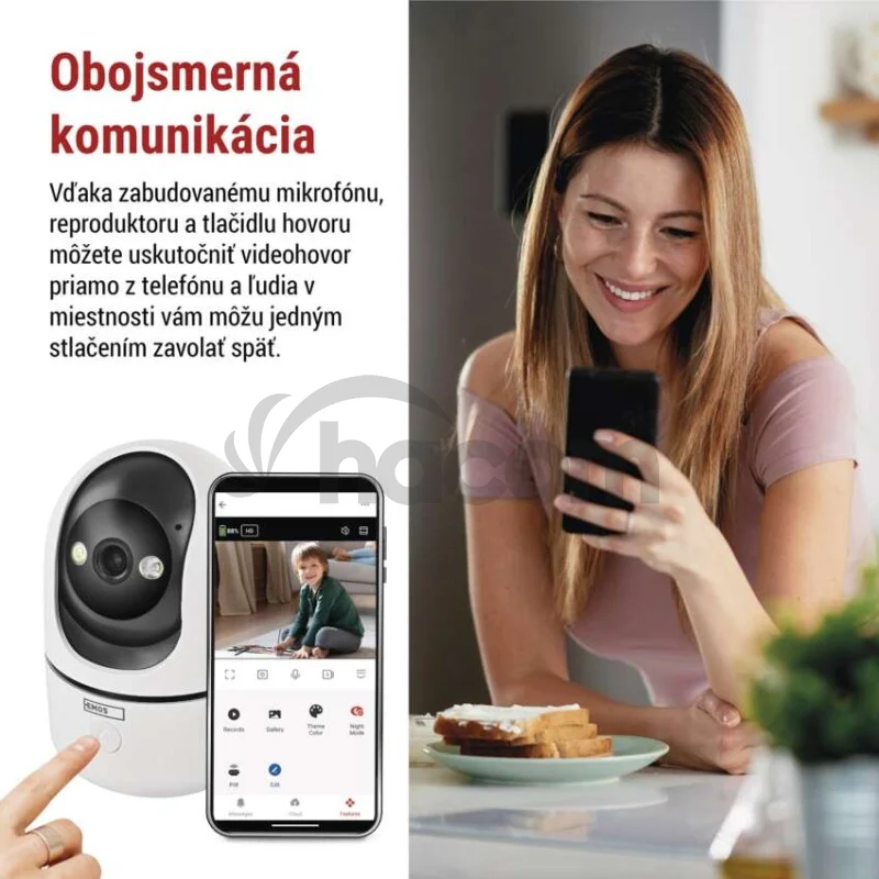 GoSmart Vnútorná otočná kamera IP-220G s WiFi