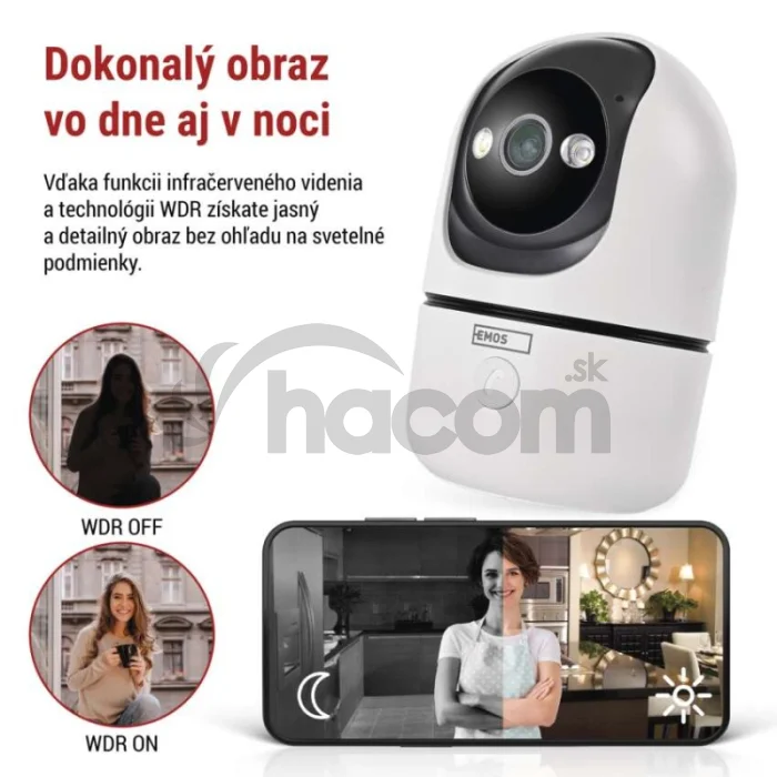 GoSmart Vnútorná otočná kamera IP-220G s WiFi