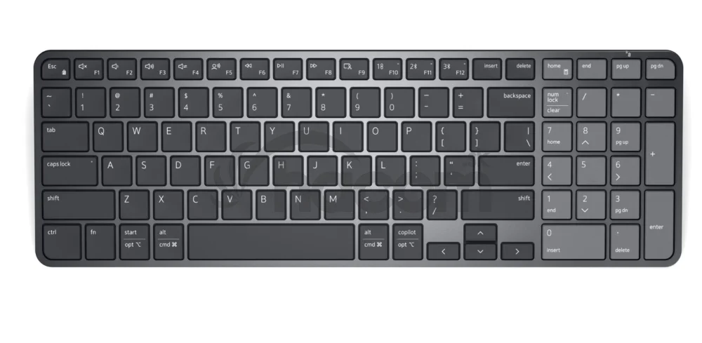 Dell bezdrátová klávesnice dobíjecí KB746 CZ/SK