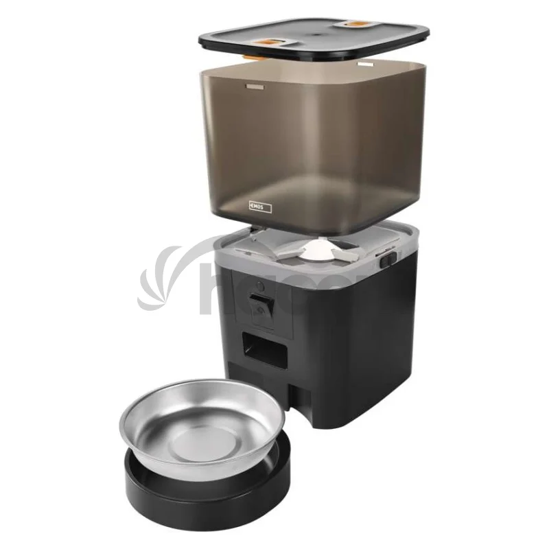 GoSmart dávkovač krmiva Pet Care s kamerou, 6 l, čierny, Wi-Fi