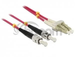 Optický patch cord Duplex LC-ST 50/125 3m MM OM4