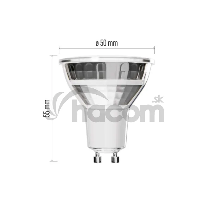 LED žiarovka Classic MR16 biela/ GU10 / 2.5 W (32 W) / 345 lm / Studená biela