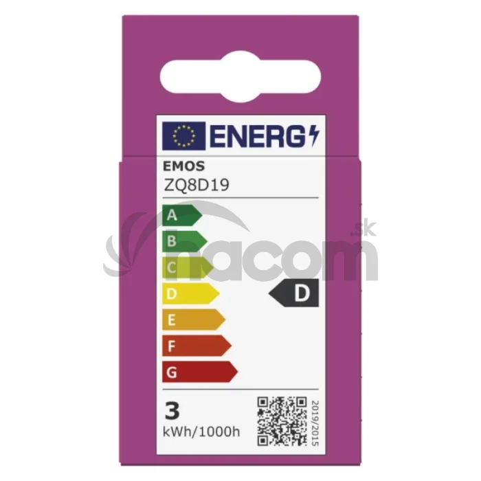 LED žiarovka Classic MR16 biela/ GU10 / 2.5 W (32 W) / 345 lm / Studená biela